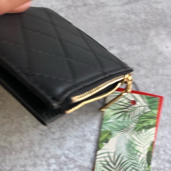 Badgley Mischka NWT Black Short Card Wallet - Picture 7 of 8
